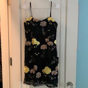 Lulu’s floral mini wedding dress